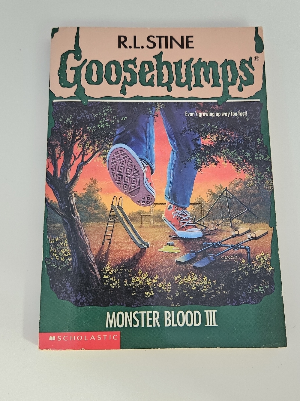 Goosebumps #29 Monster Blood III 3 R.L. Stine First Scholastic Printing 1995
